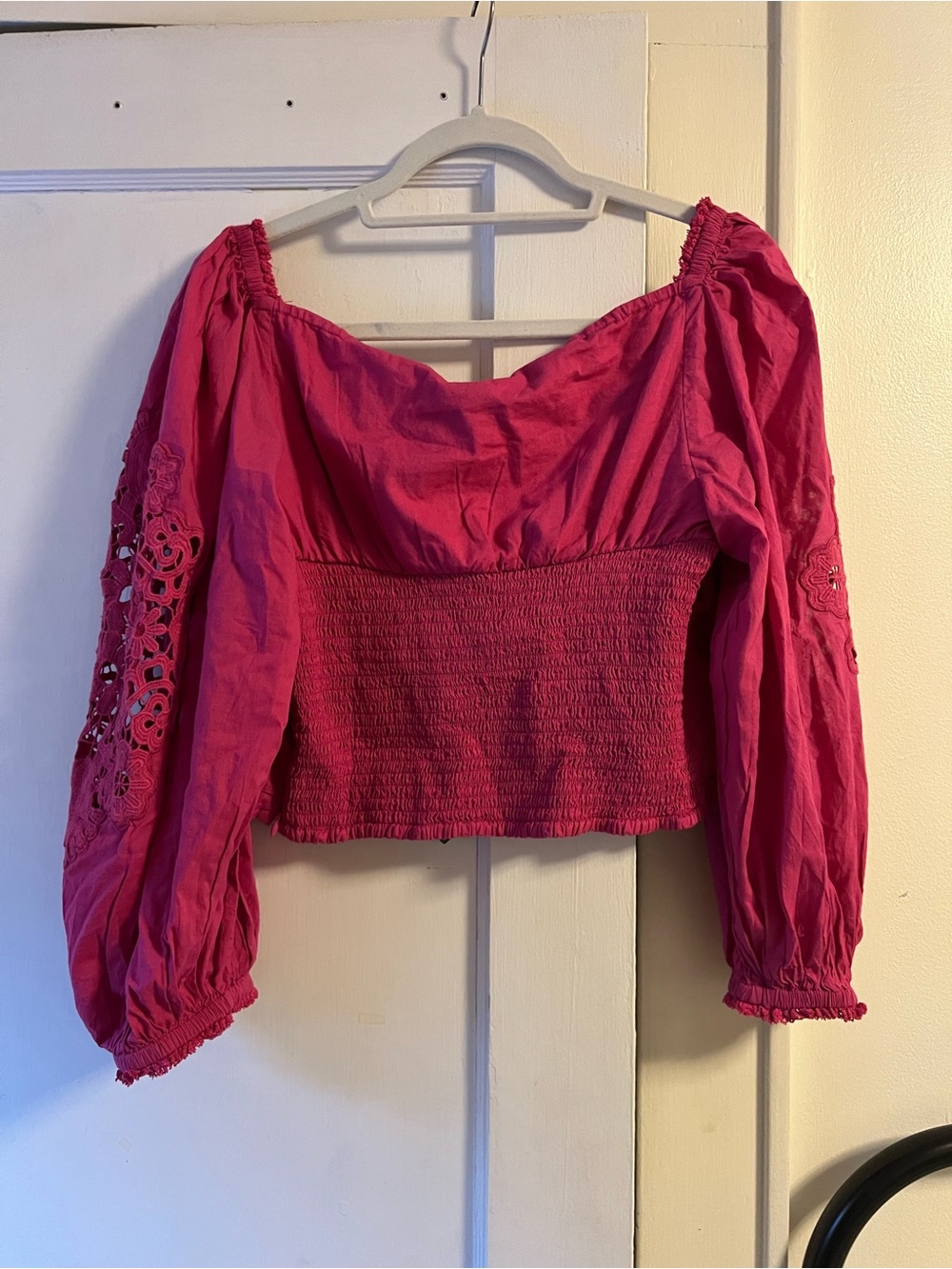Farm Rio Pink Lace Top NWT - Picture 5 of 11